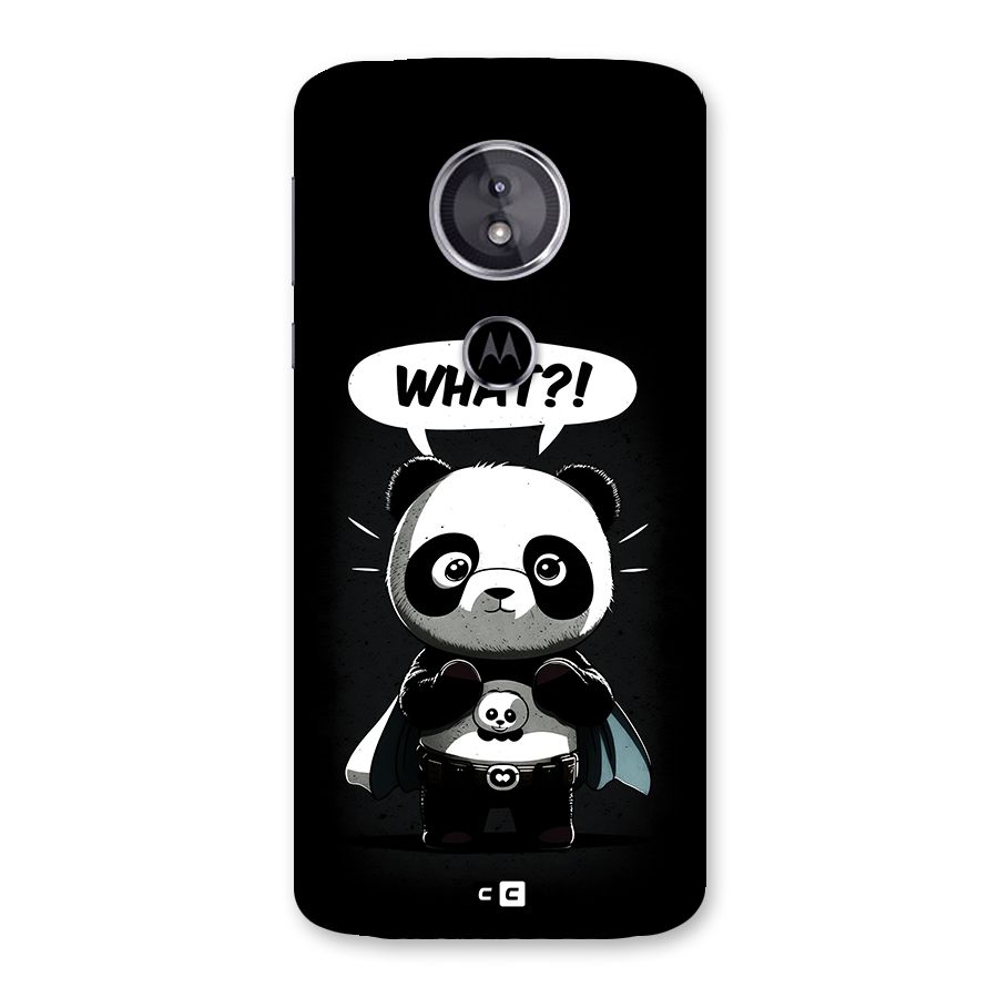 Panda What Confused Back Case for Moto E5
