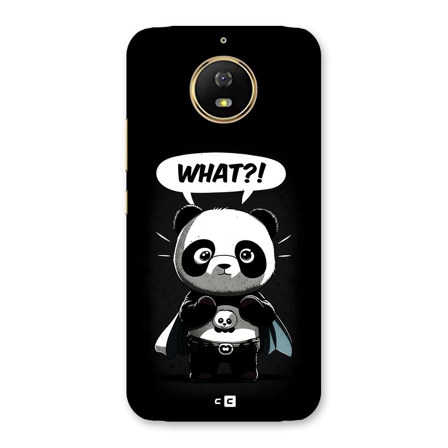 Panda What Confused Back Case for Moto G5s