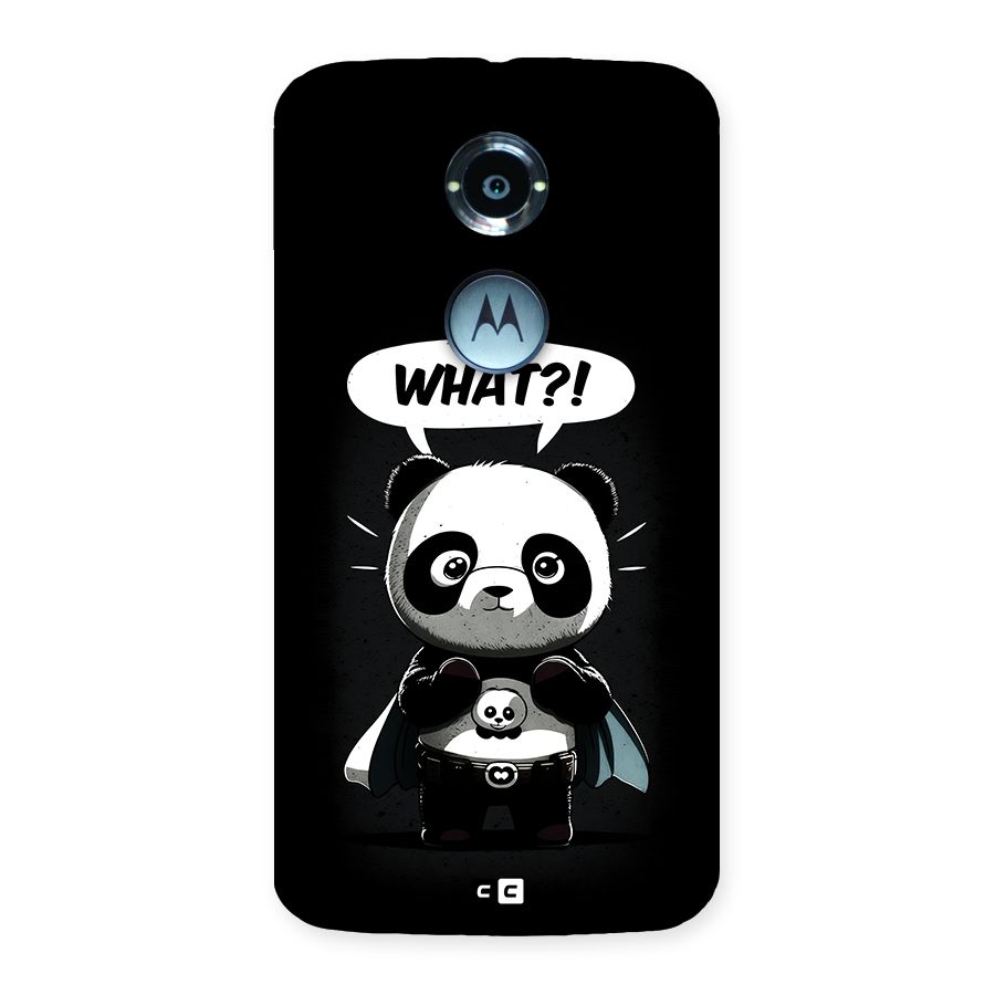 Panda What Confused Back Case for Moto X2