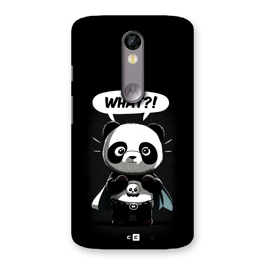Panda What Confused Back Case for Moto X Force