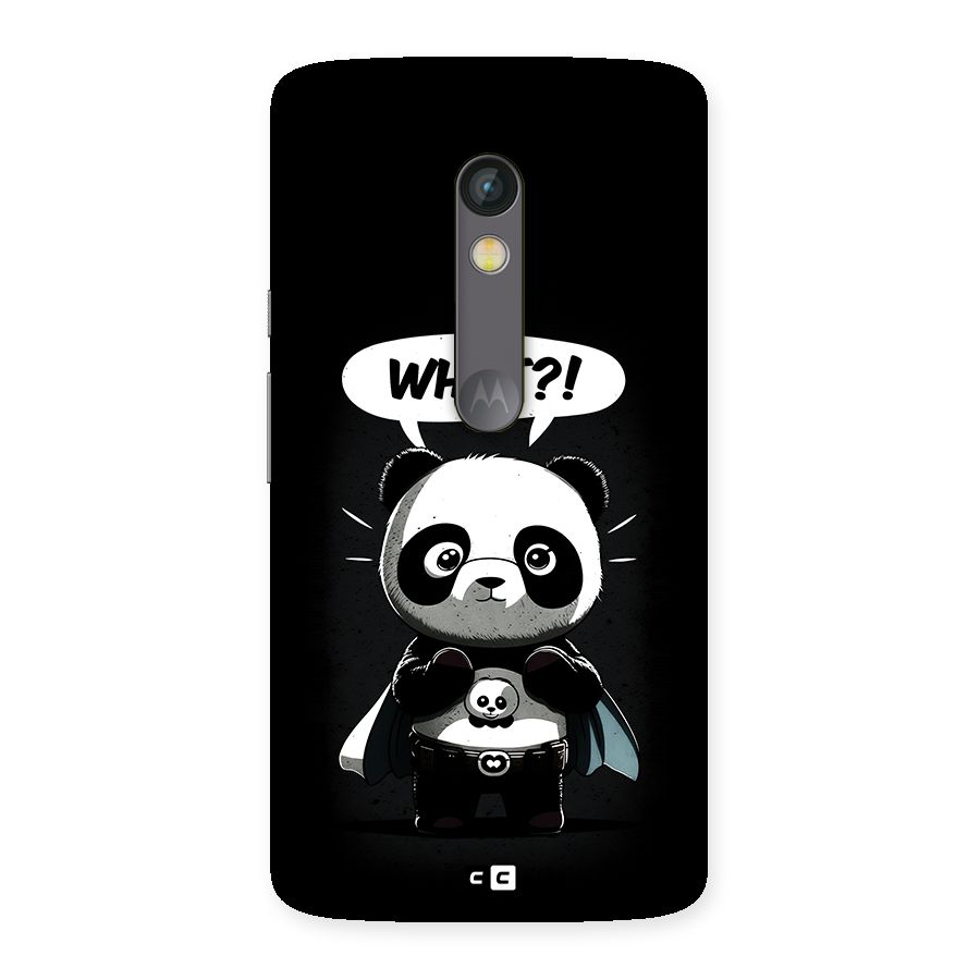 Panda What Confused Back Case for Moto X Play