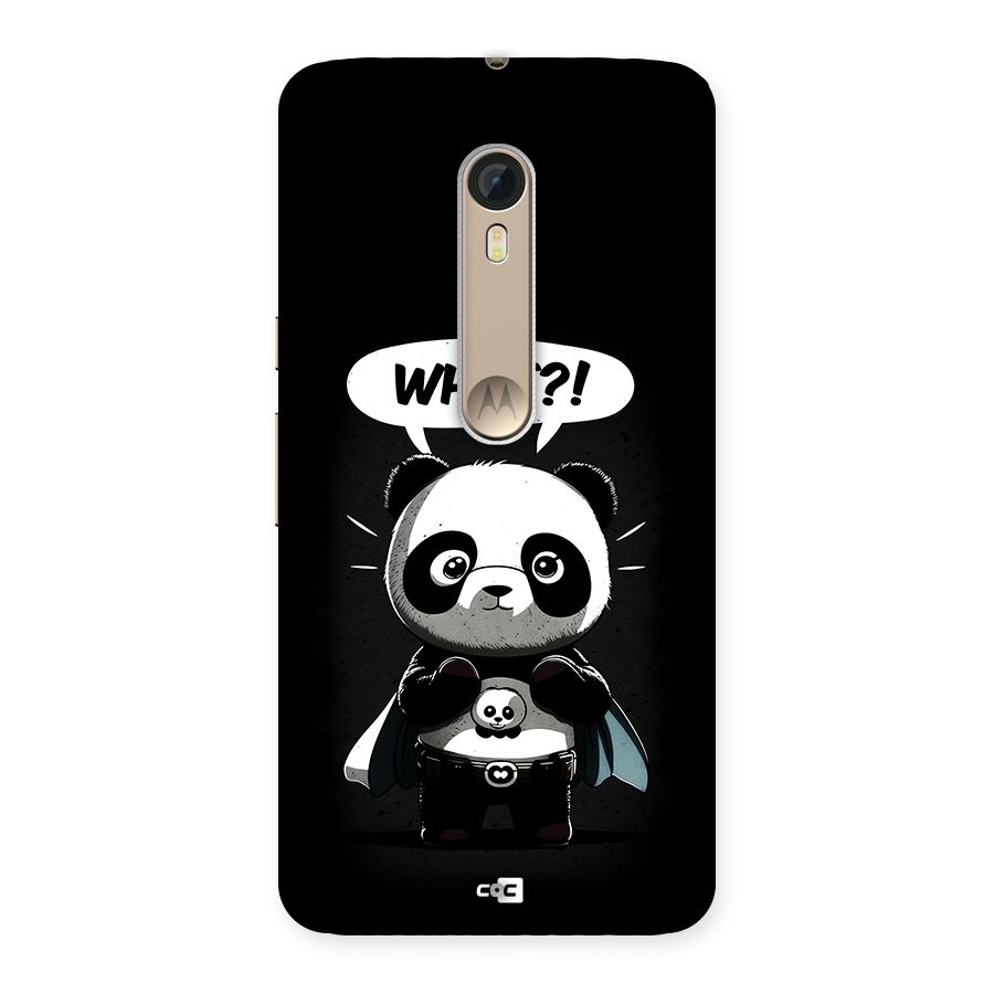 Panda What Confused Back Case for Moto X Style