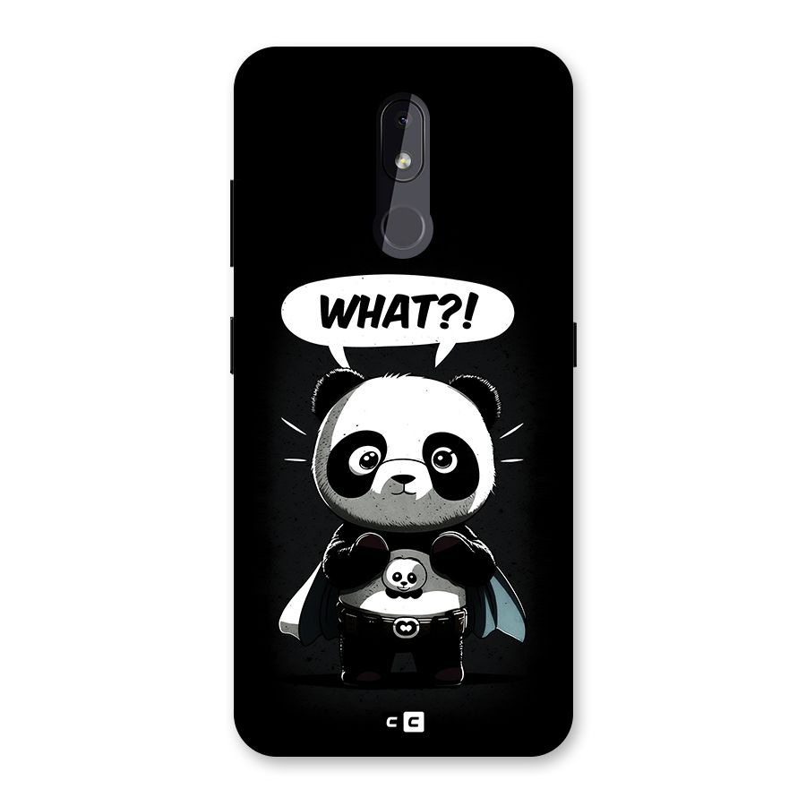 Panda What Confused Back Case for Nokia 3.2