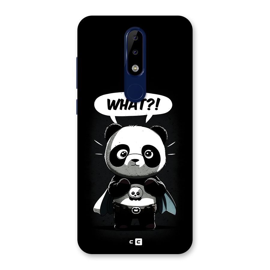 Panda What Confused Back Case for Nokia 5.1 Plus