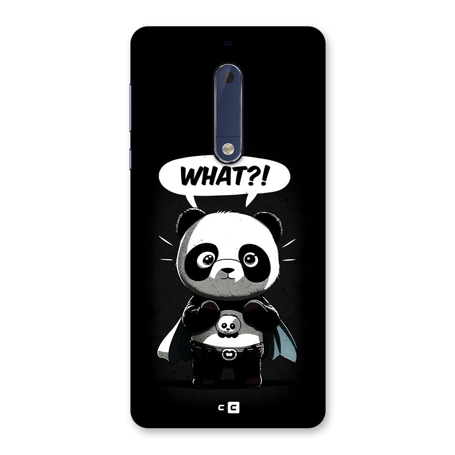 Panda What Confused Back Case for Nokia 5