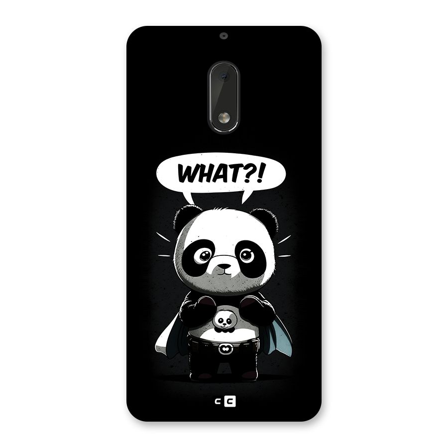 Panda What Confused Back Case for Nokia 6