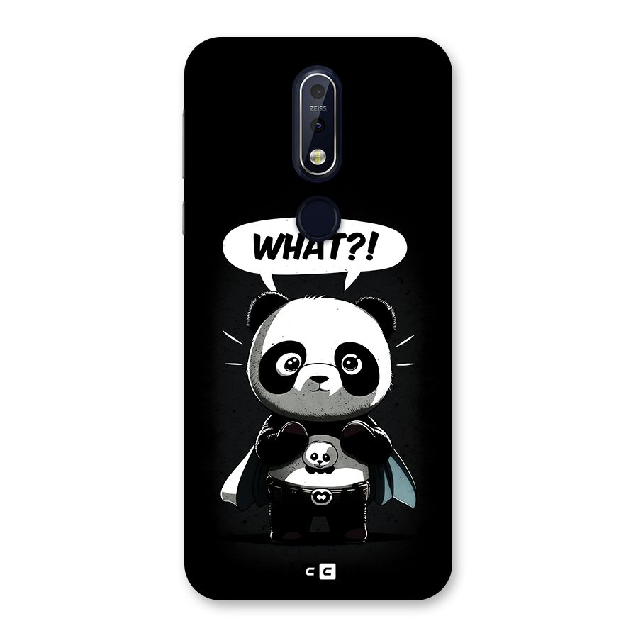 Panda What Confused Back Case for Nokia 7.1