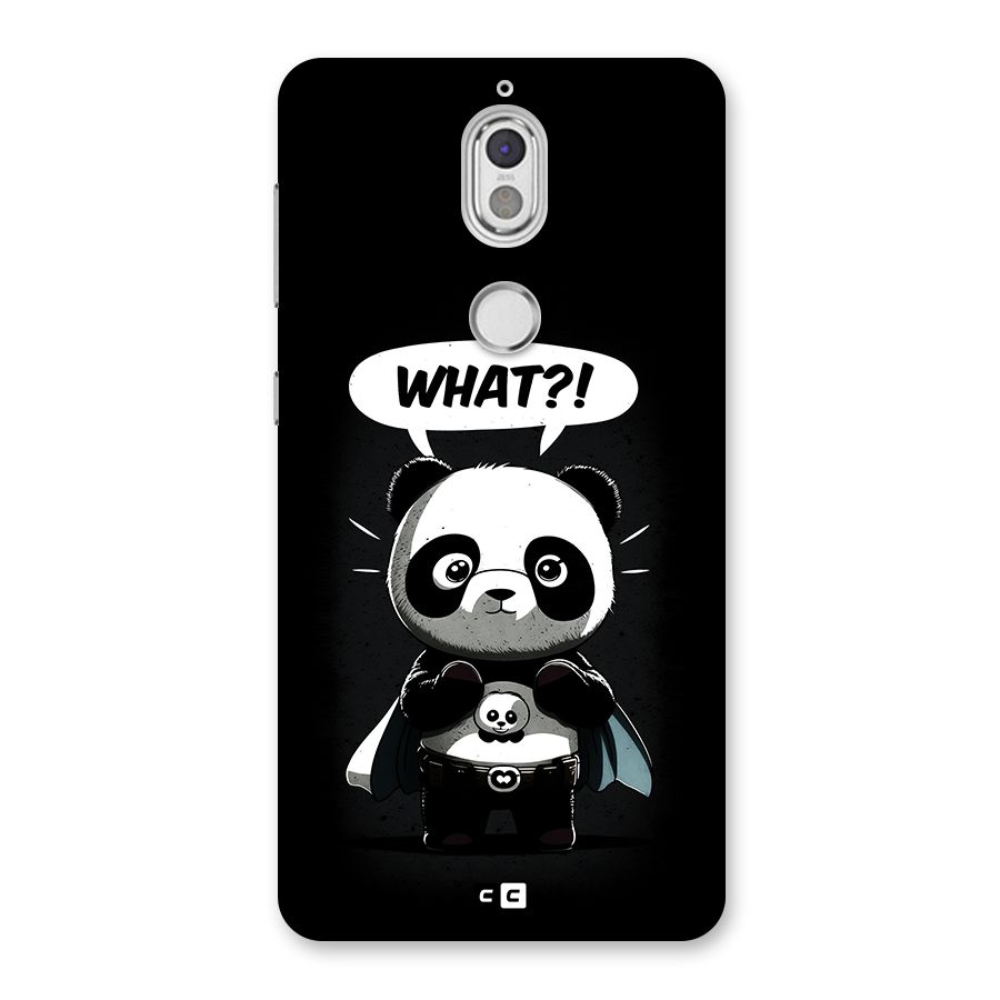 Panda What Confused Back Case for Nokia 7
