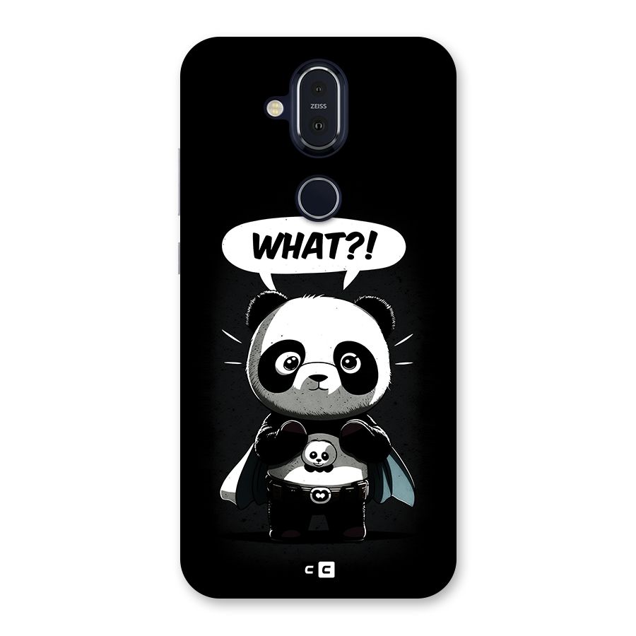 Panda What Confused Back Case for Nokia 8.1