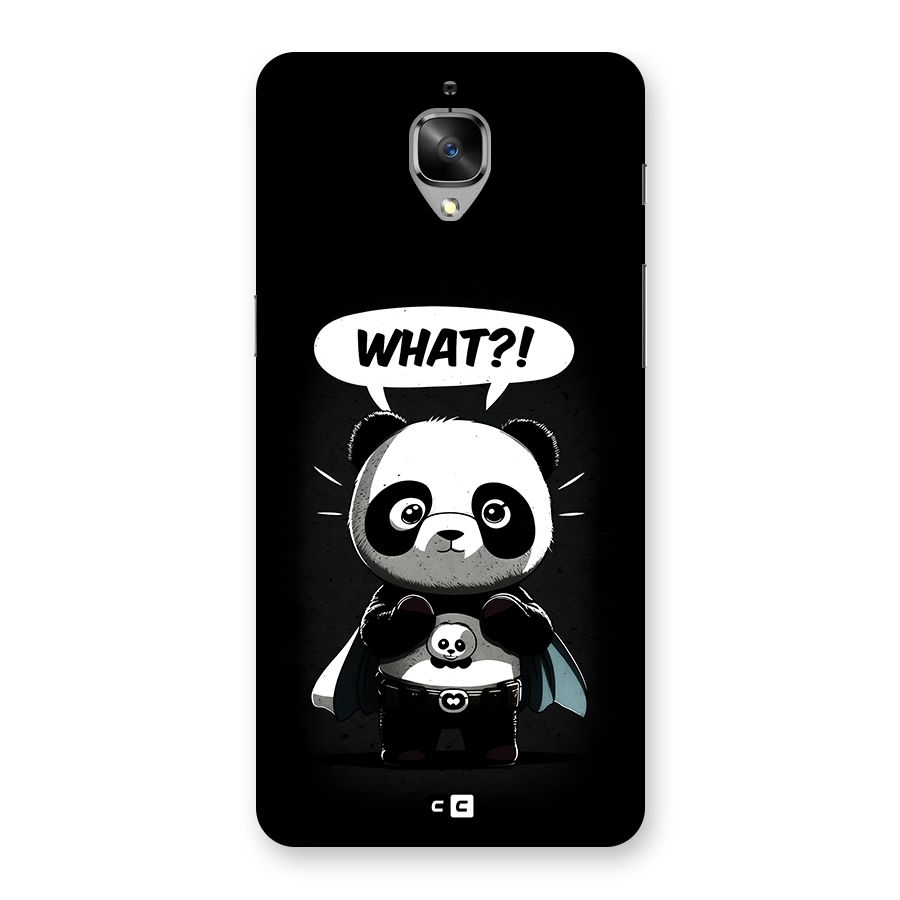 Panda What Confused Back Case for OnePlus 3