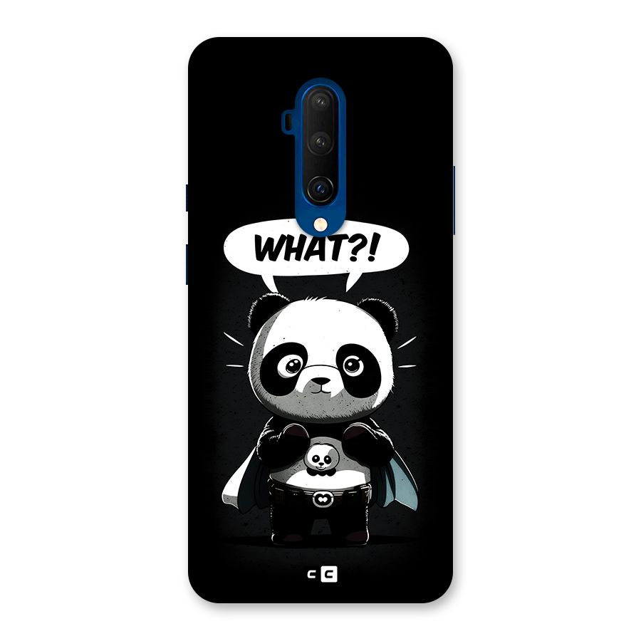 Panda What Confused Back Case for OnePlus 7T Pro