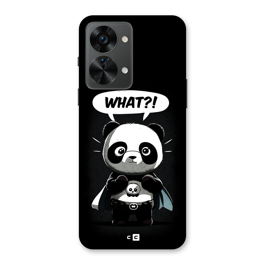 Panda What Confused Back Case for OnePlus Nord 2T