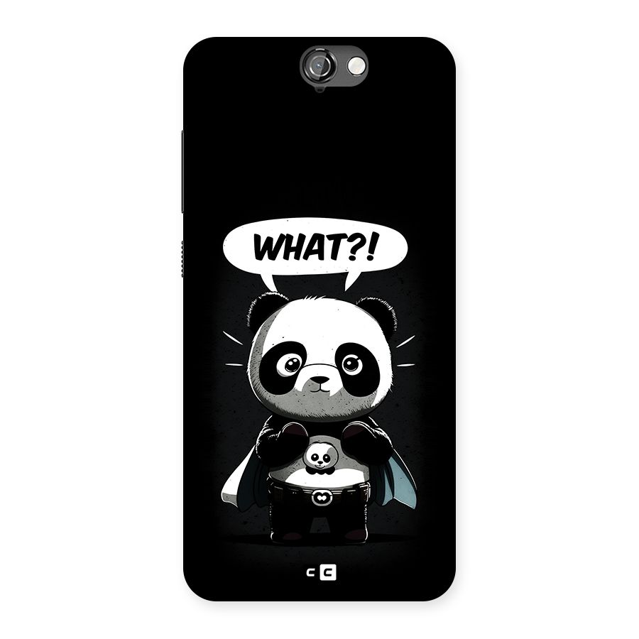 Panda What Confused Back Case for One A9