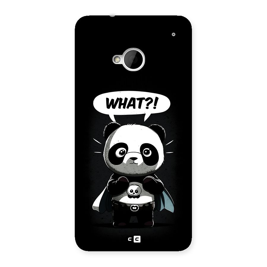 Panda What Confused Back Case for One M7 (Single Sim)