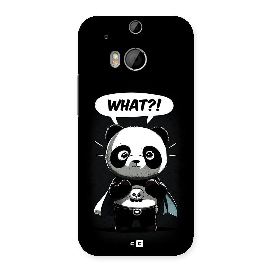 Panda What Confused Back Case for One M8