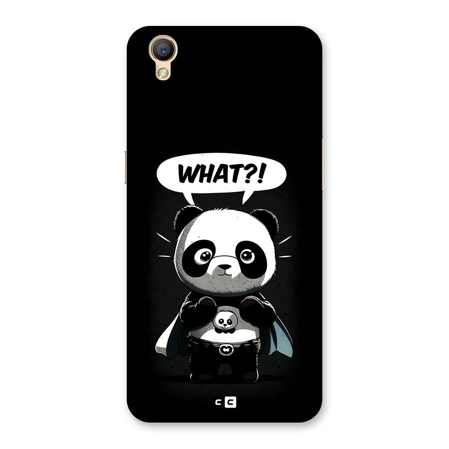 Panda What Confused Back Case for Oppo A37