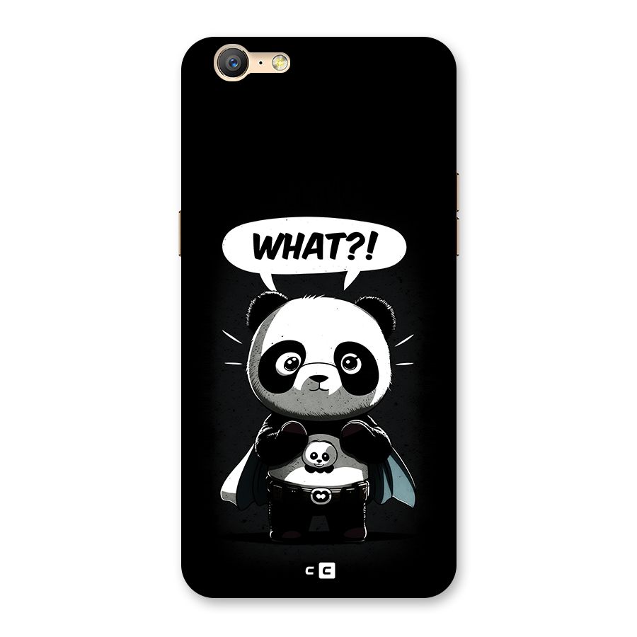 Panda What Confused Back Case for Oppo A39