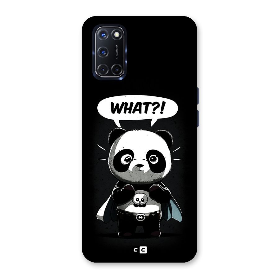Panda What Confused Back Case for Oppo A52