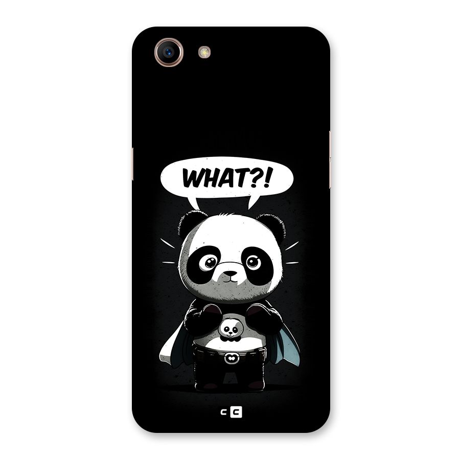 Panda What Confused Back Case for Oppo A83 (2018)