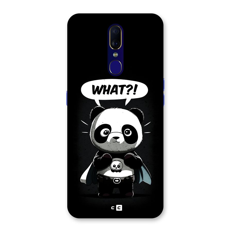 Panda What Confused Back Case for Oppo A9