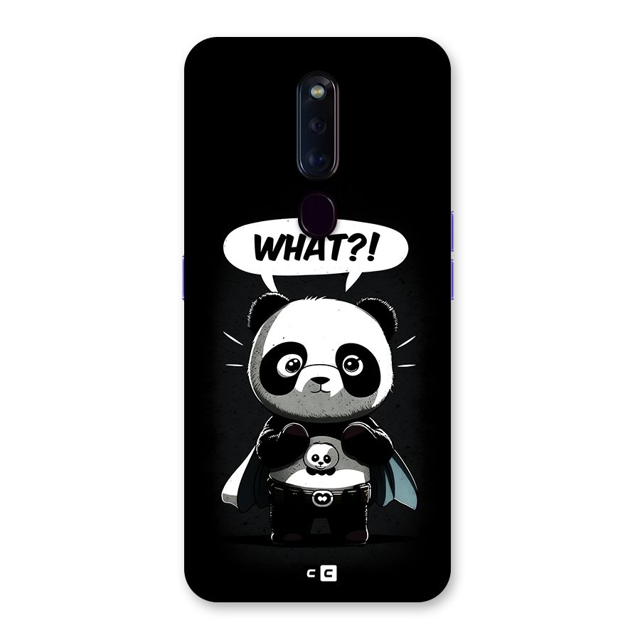 Panda What Confused Back Case for Oppo F11 Pro