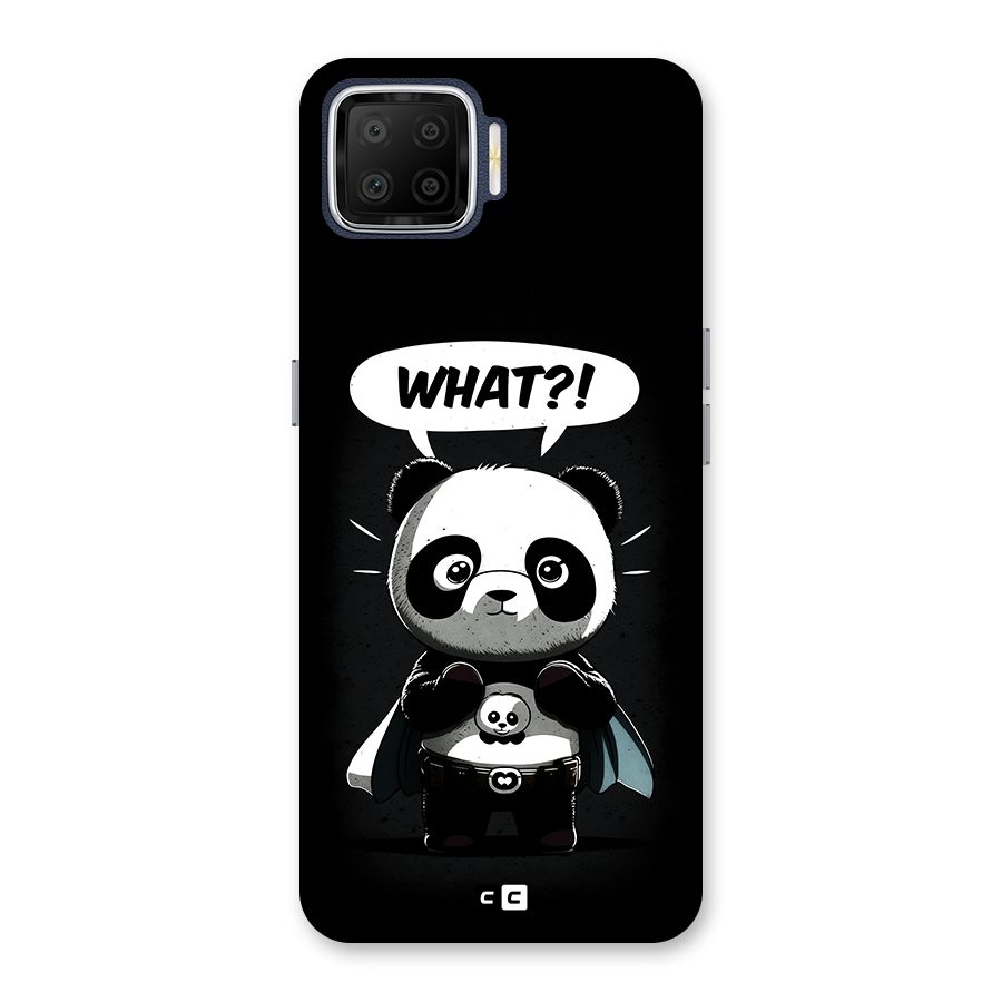 Panda What Confused Back Case for Oppo F17