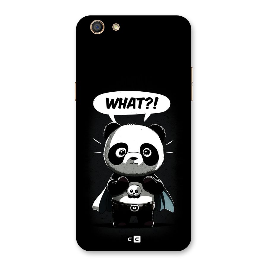 Panda What Confused Back Case for Oppo F3