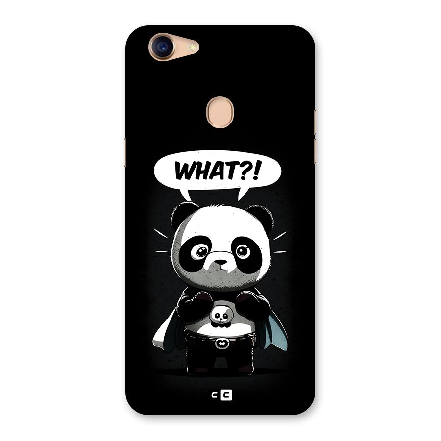 Panda What Confused Back Case for Oppo F5