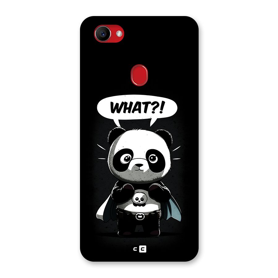 Panda What Confused Back Case for Oppo F7