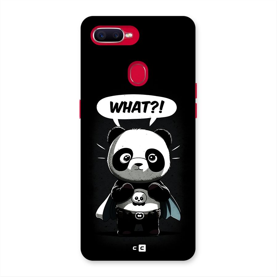 Panda What Confused Back Case for Oppo F9 Pro