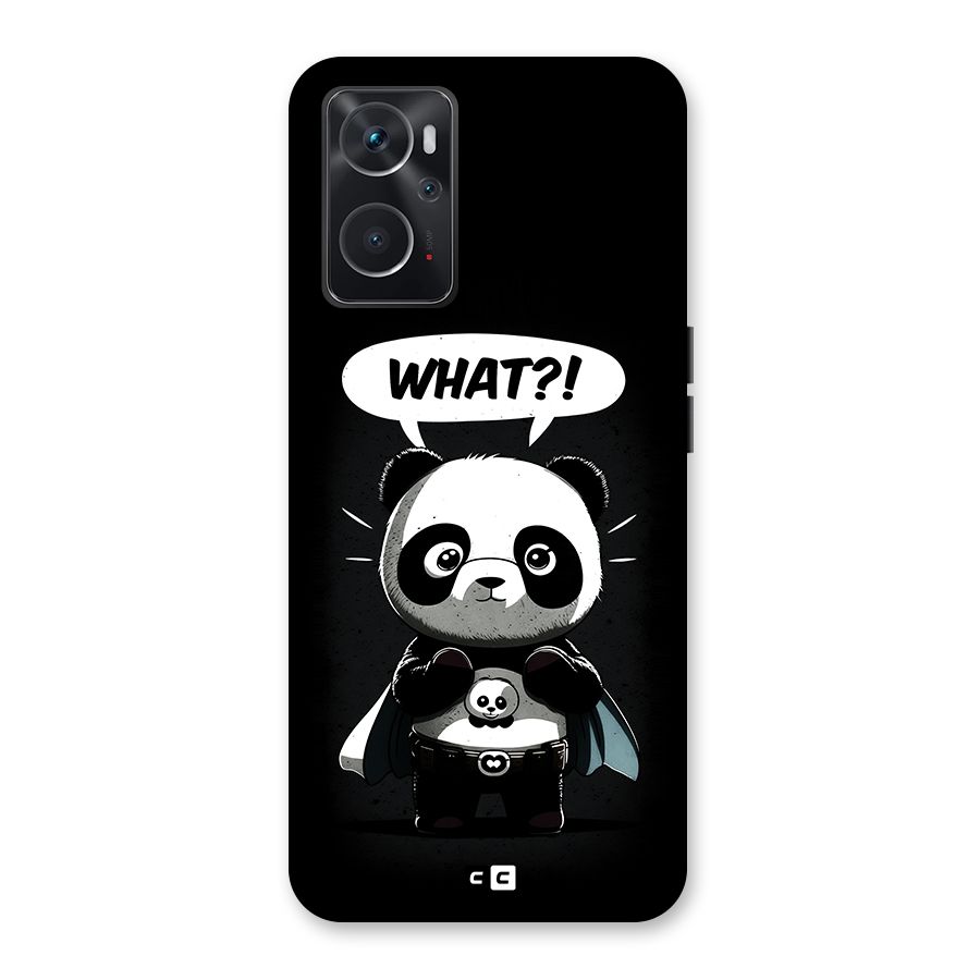 Panda What Confused Back Case for Oppo K10 4G