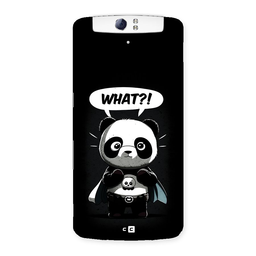 Panda What Confused Back Case for Oppo N1