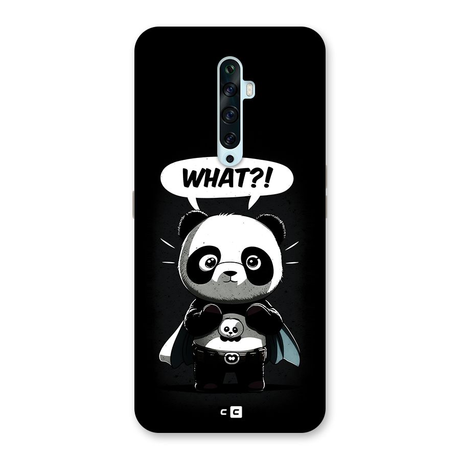 Panda What Confused Back Case for Oppo Reno2 Z