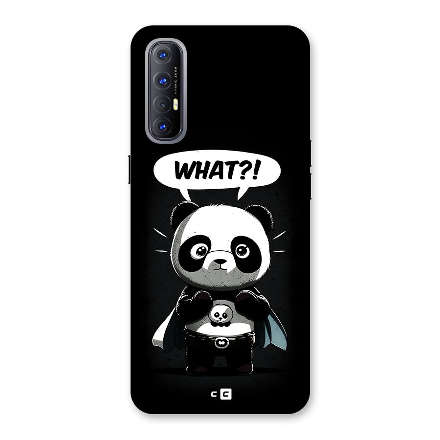 Panda What Confused Back Case for Oppo Reno3 Pro