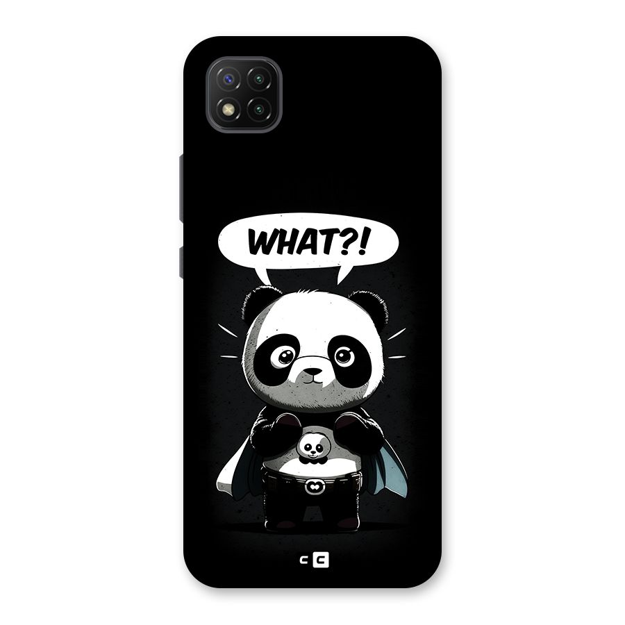 Panda What Confused Back Case for Poco C3