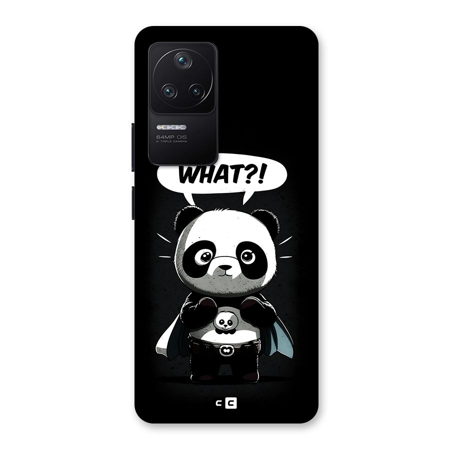 Panda What Confused Back Case for Poco F4 5G