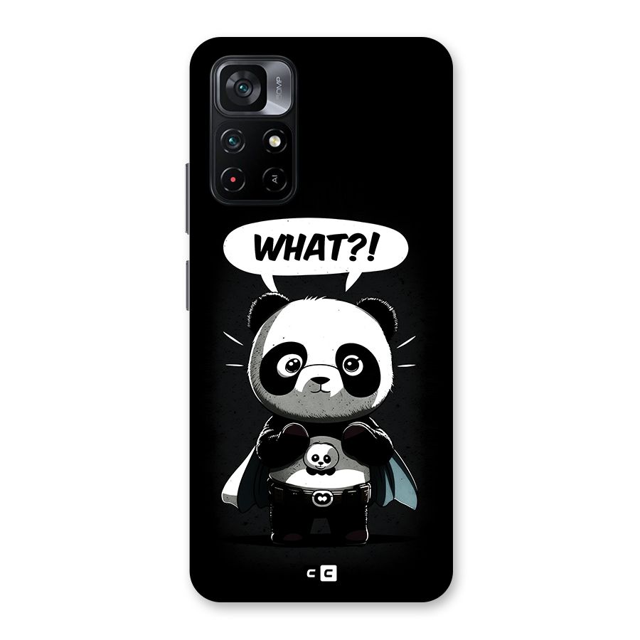 Panda What Confused Back Case for Poco M4 Pro 5G