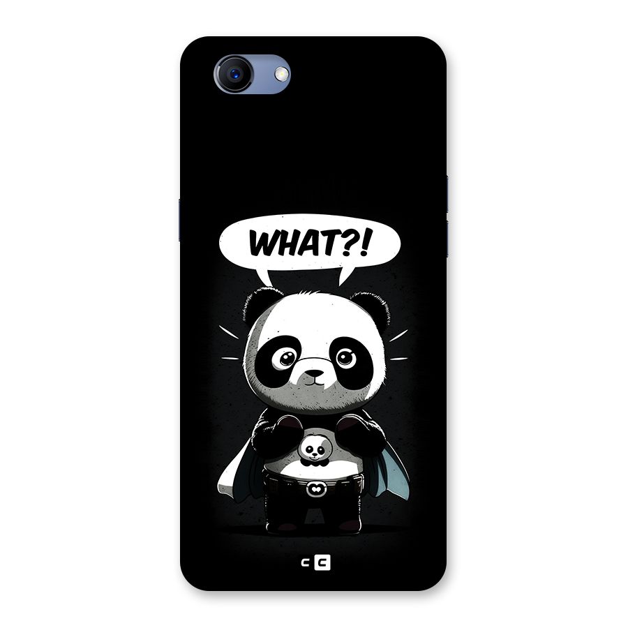 Panda What Confused Back Case for Realme 1