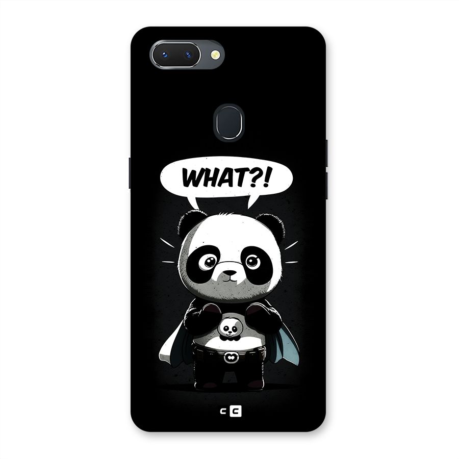 Panda What Confused Back Case for Realme 2