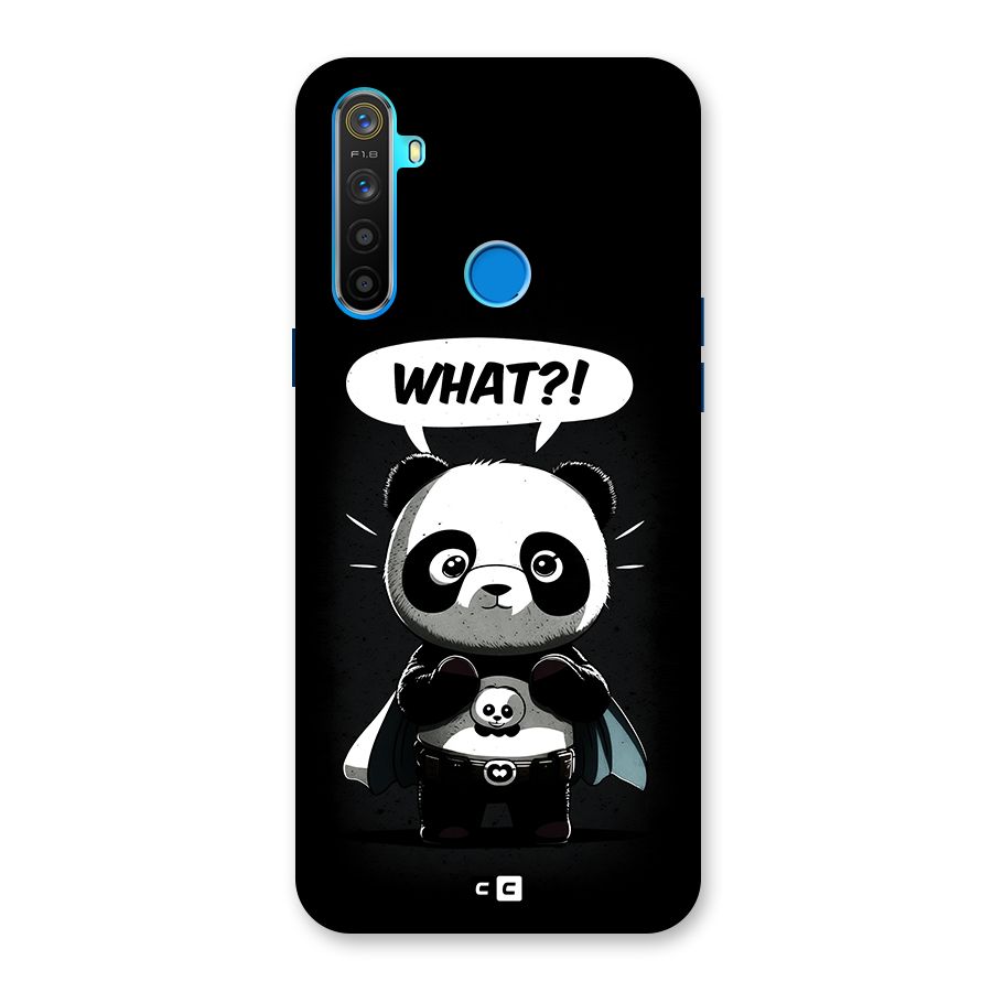 Panda What Confused Back Case for Realme 5s