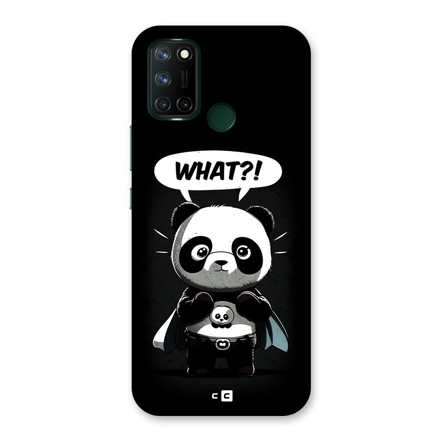 Panda What Confused Back Case for Realme 7i
