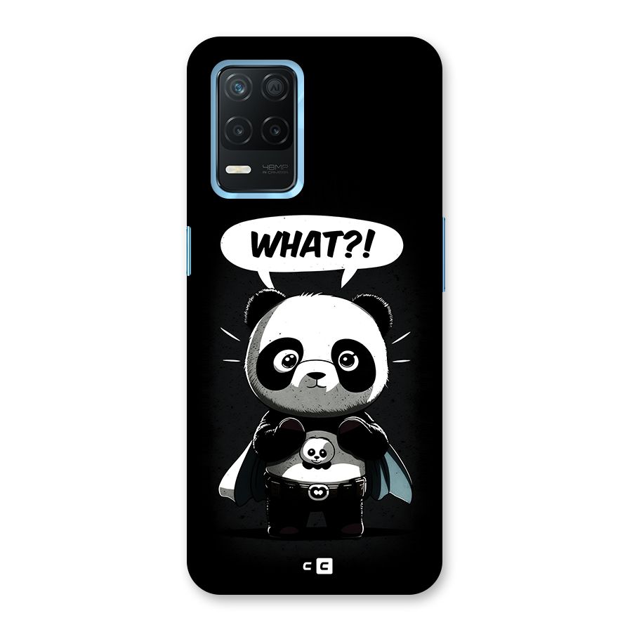 Panda What Confused Back Case for Realme 8 5G