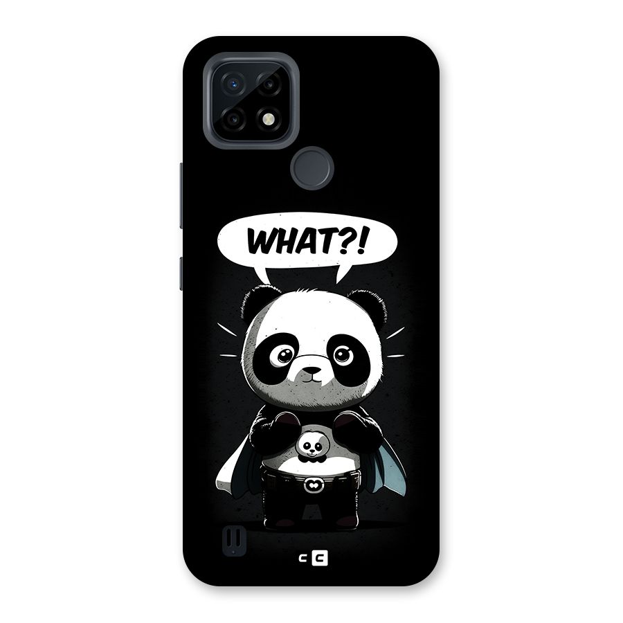 Panda What Confused Back Case for Realme C21