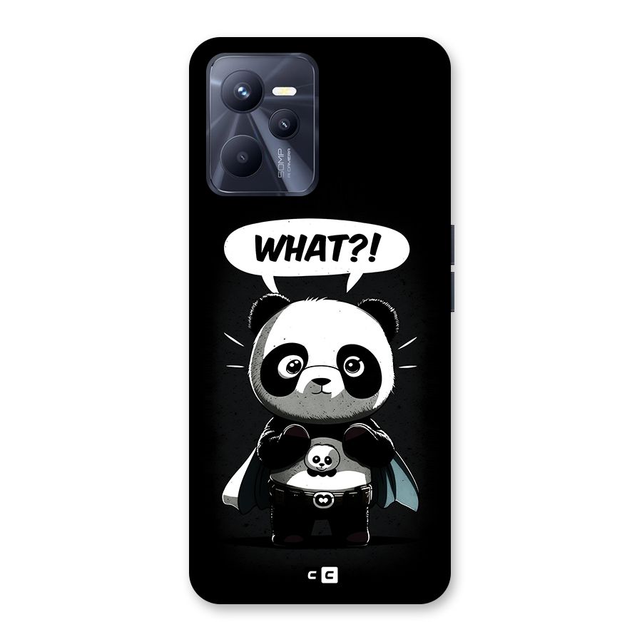 Panda What Confused Back Case for Realme C35