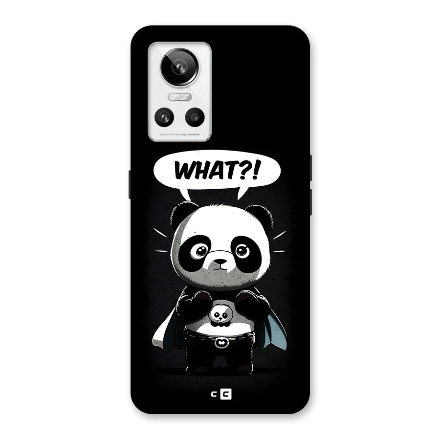 Panda What Confused Back Case for Realme GT Neo 3