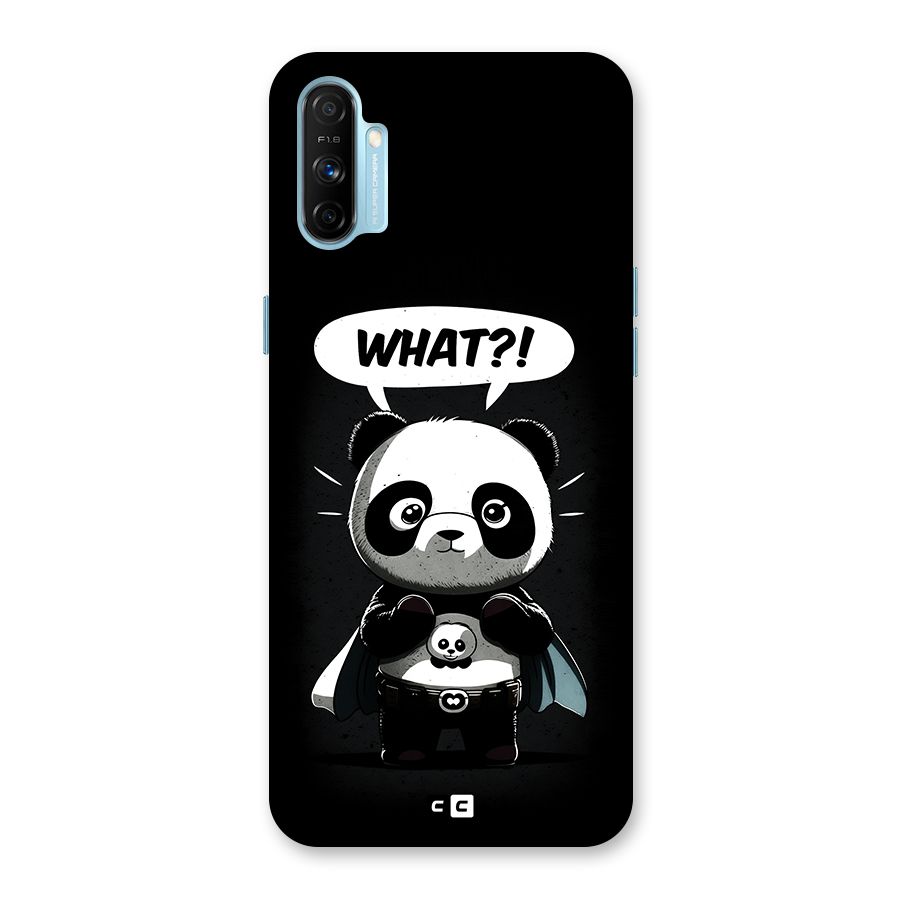 Panda What Confused Back Case for Realme Narzo 20A