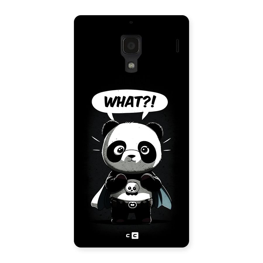 Panda What Confused Back Case for Redmi 1s