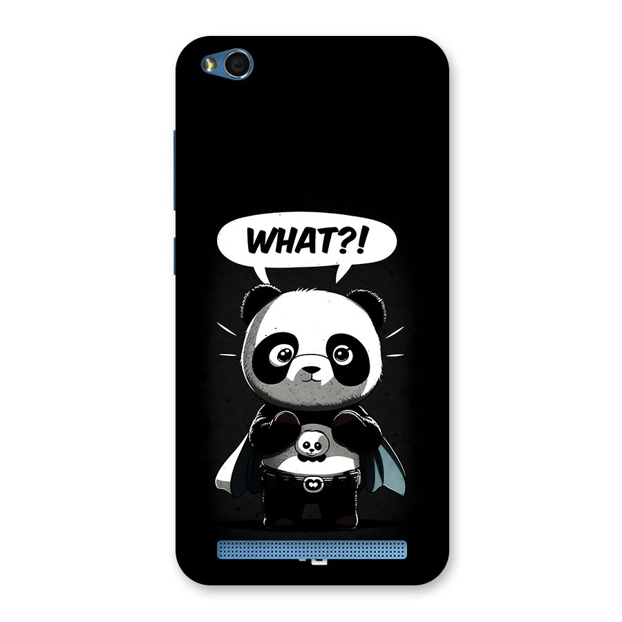Panda What Confused Back Case for Redmi 5A