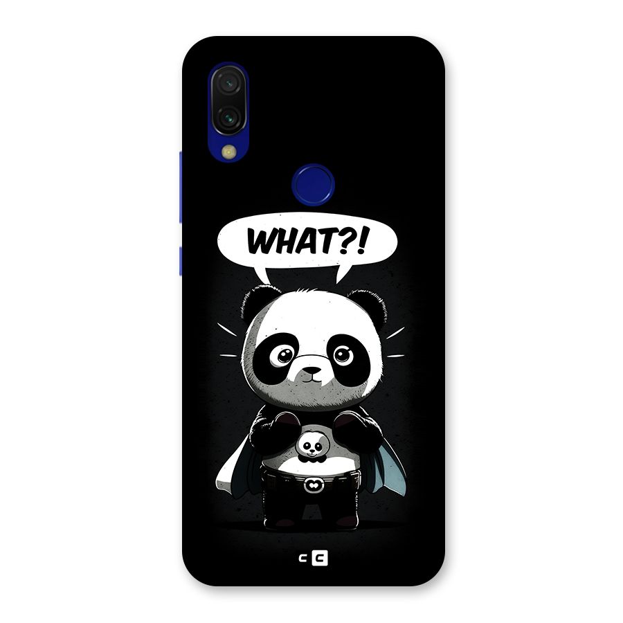 Panda What Confused Back Case for Redmi 7