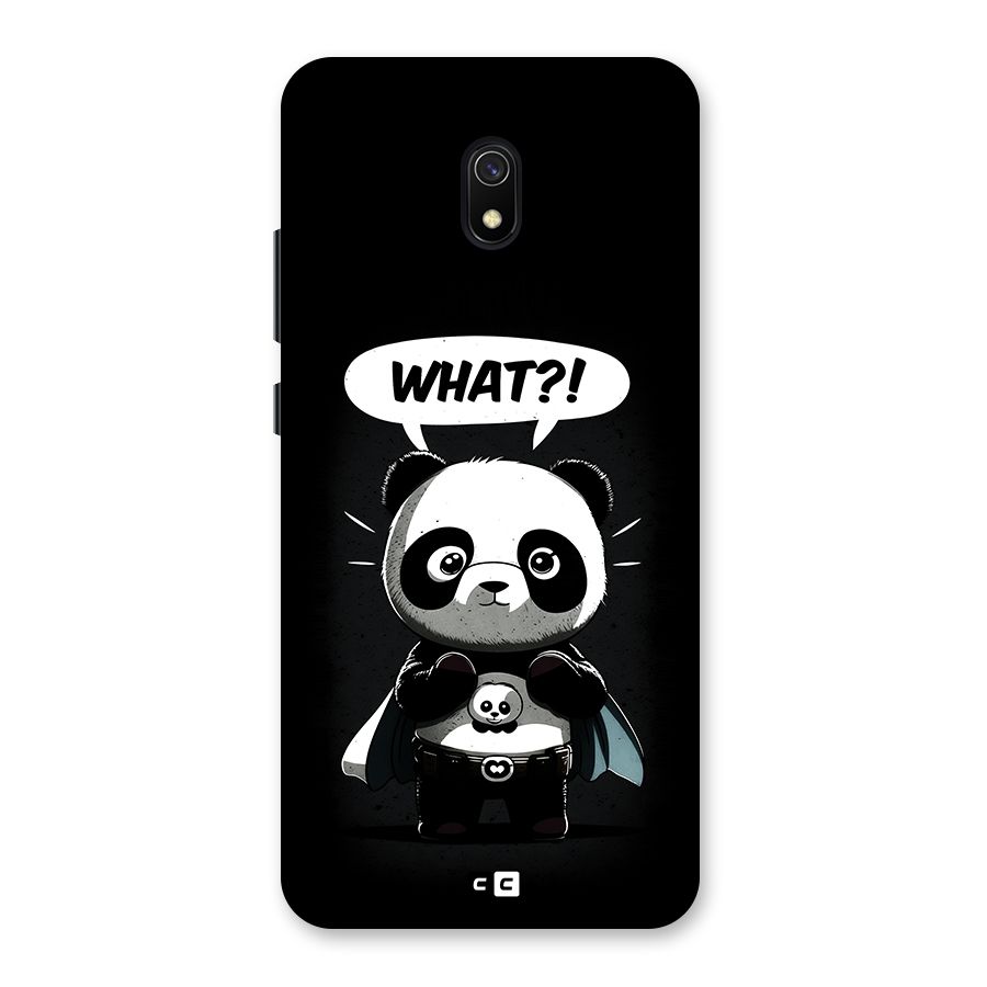 Panda What Confused Back Case for Redmi 8A